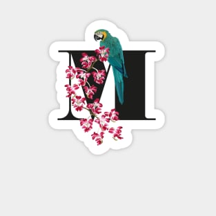 Botanical Alphabet M Sticker